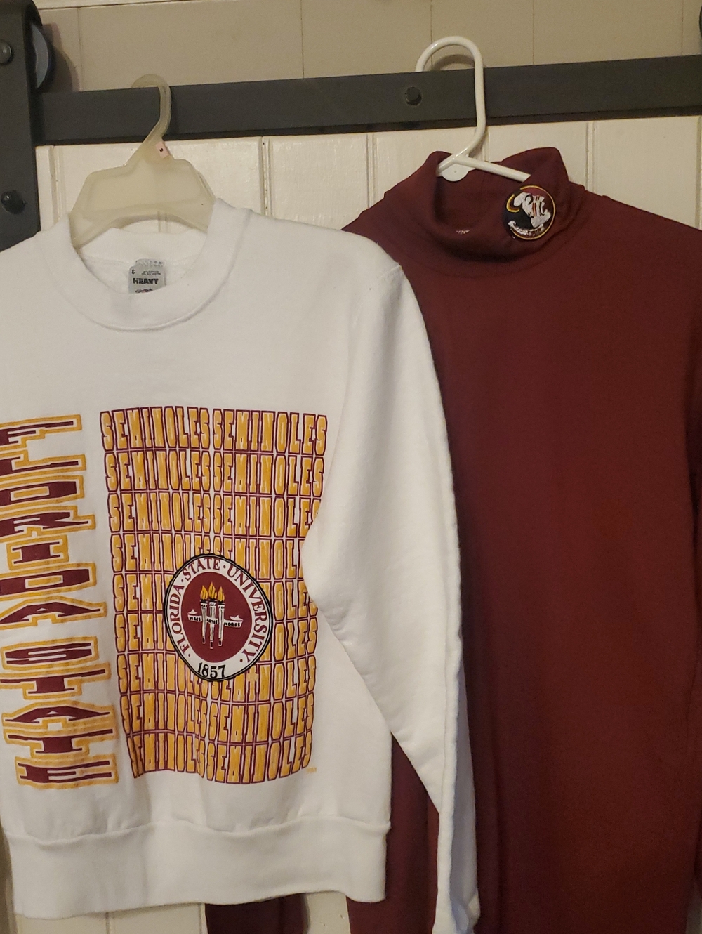 Bundle Of 2 Florida State Crewneck Sweatshirt and Turtleneck